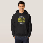Projectmanager Stem Leider Werknemer Beroepsprofie Hoodie (Voorkant volledig)