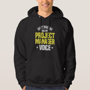 Projectmanager Stem Leider Werknemer Beroepsprofie Hoodie