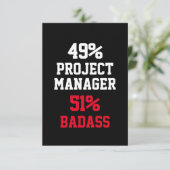 Projectmanager Stoere Kaart (Staand voorkant)