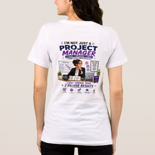 Projectmanager Tshirt-ontwerp Tri-Blend Shirt (Achterkant)