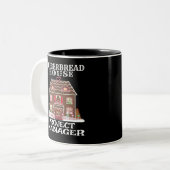 Projectmanager van Gingerbrood House Tweekleurige Koffiemok (Voorkant links)