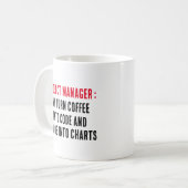 Projectmanager Wij zetten koffie om in code en cha Koffiemok (Voorkant links)