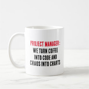 Projectmanager Wij zetten koffie om in code en cha Koffiemok