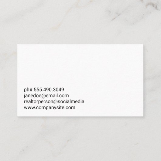 projectontwikkelaar | onroerendgoedconstructie visitekaartje (Achterkant)