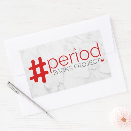 Projectperiode packs Sticker - rechthoek (Envelop)