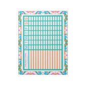 Projectplanner ADHD Girl's Women's Weekly Tracker Notitieblok (Linkerzijde)