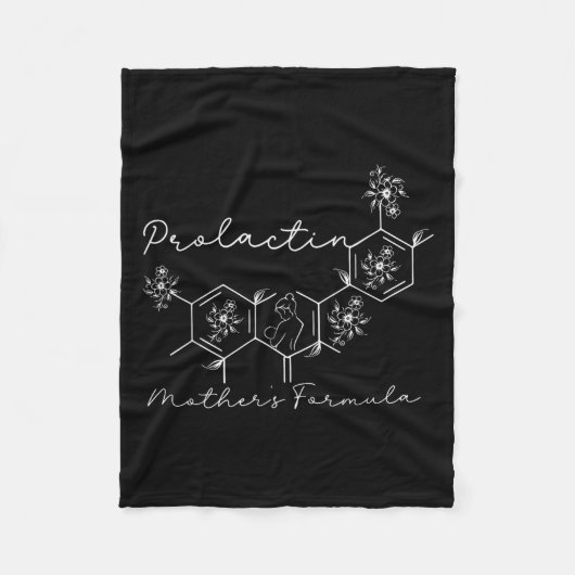Prolactine Moeders Formule Lactatie Verpleegster B Fleece Deken (Voorkant)