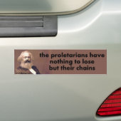 proletariërs bumpersticker (Op auto)