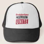 Proletariërs van de wereld UNITE Trucker Pet (Voorkant)