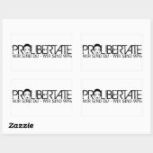 ProLibertate Aufkleber Rechteckig Rechthoekige Sticker (Vel)