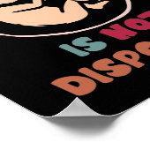 ProLife antiabortusleven is niet beschikbaar Poster (Hoek)