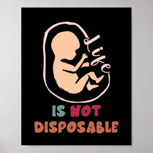 ProLife antiabortusleven is niet beschikbaar Poster (Voorkant)