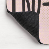 ProLife-Baby Voetafdruk op Stippen Muismat (Hoek)