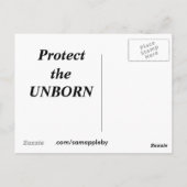 ProLife-Briefkaart Briefkaart (Achterkant)