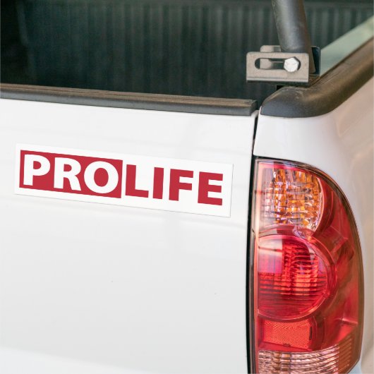 ProLife Bumpersticker (Op Truck)