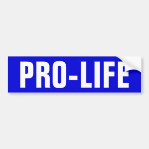 ProLife Bumpersticker