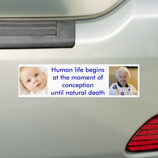 ProLife Bumpersticker (Op auto)