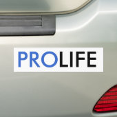 ProLife Bumpersticker (Op auto)
