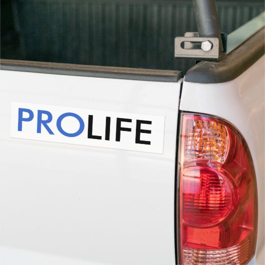 ProLife Bumpersticker (Op Truck)