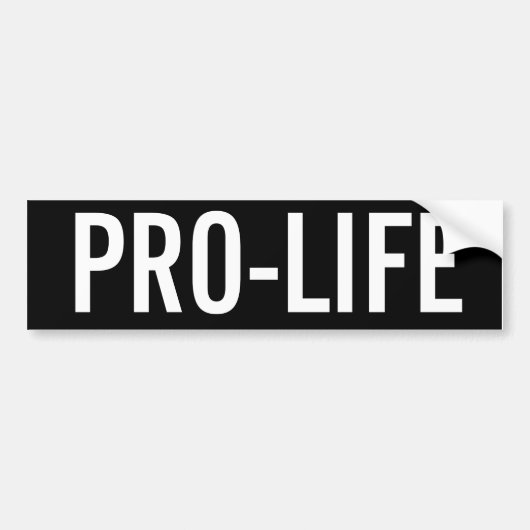 ProLife Bumpersticker (Voorkant)
