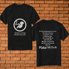 Prolife Christelijke een persoon is een persoon co T-shirt