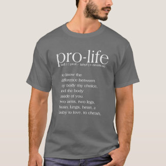 ProLife Definition T-Shirt
