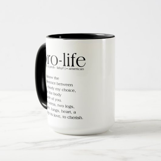 ProLife-definitionkoffie-Mok Mok (Voorkant links)