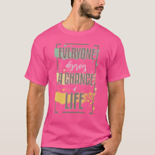 ProLife for Women Mannen Conservatief verdient lev T-shirt