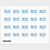Prolife - katholiek kruis ronde sticker (Vel)