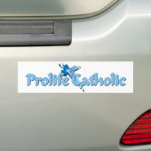 Prolife-Katholieke Bumpersticker (Op auto)