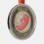 ProLife Metalen Ornament (Rechts)