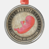ProLife Metalen Ornament (Voorkant)