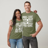ProLife ProGod ProGuns T-shirt (Unisex)