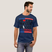 ProLife ProGun ProGod ProTrump T-shirt (Voorkant volledig)