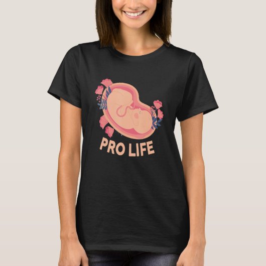 ProLife Recht op leven T-shirt (Voorkant)