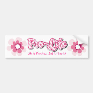 ProLife Roze Bumpersticker