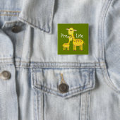 ProLife Vierkante Button 5,1 Cm (In situ)