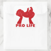 ProLife Vierkante Sticker (Tas)
