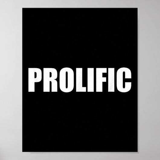 Prolific Insrational For Entrepreneurs  Poster (Voorkant)