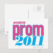 Prom 2011 - Aqua Briefkaart (Voorkant / Achterkant)