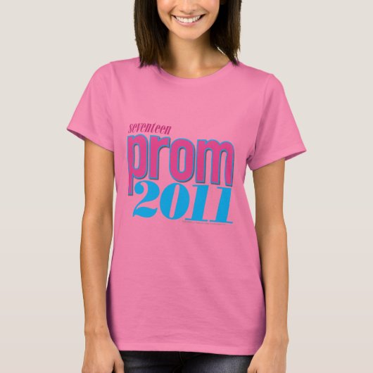 Prom 2011 - Aqua T-shirt (Voorkant)