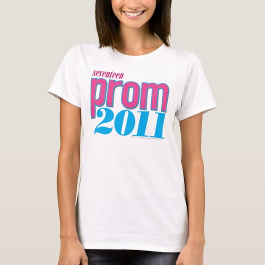 Prom 2011 - Aqua T-shirt (Voorkant)