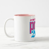 Prom 2011 - Aqua Tweekleurige Koffiemok (Links)