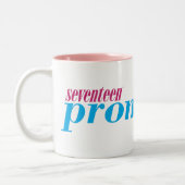 Prom 2011 - Aqua Tweekleurige Koffiemok (Links)