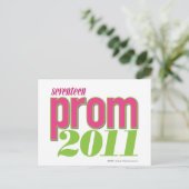 Prom 2011 - groen briefkaart (Staand voorkant)