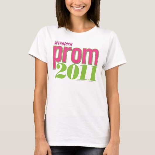 Prom 2011 - groen t-shirt (Voorkant)