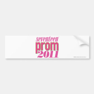 Prom 2011 - Lt. roze Bumpersticker