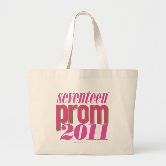 Prom 2011 - Lt. roze Grote Tote Bag (Voorkant)