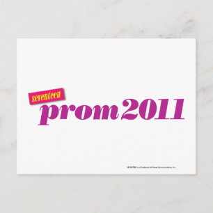 Prom 2011 - Paars Briefkaart