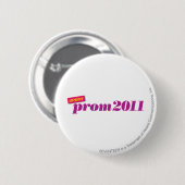 Prom 2011 - Paars Ronde Button 5,7 Cm (Voorkant /achterkant)